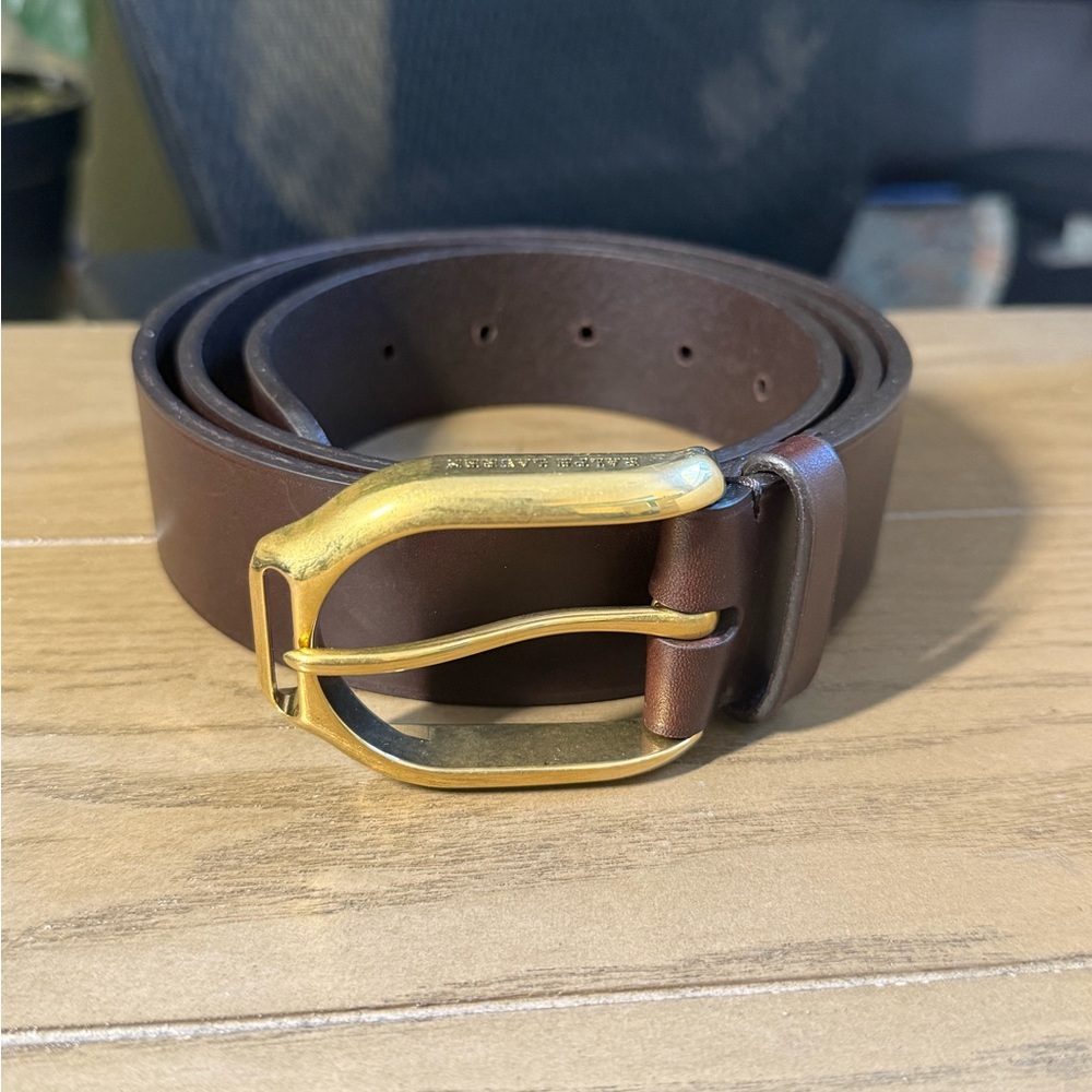 Ralph Lauren Purple Label Men’s Wellington Belt Size 38